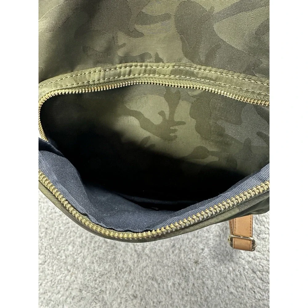 Tommy Hilfiger Women's Petite Backpack  Green Camo Green‎ Multiple Pockets